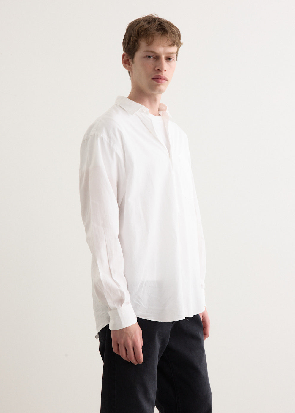 COMOLI ×シャツ(3 )コットン　ホワイト COMOLI COMOLI SHIRT