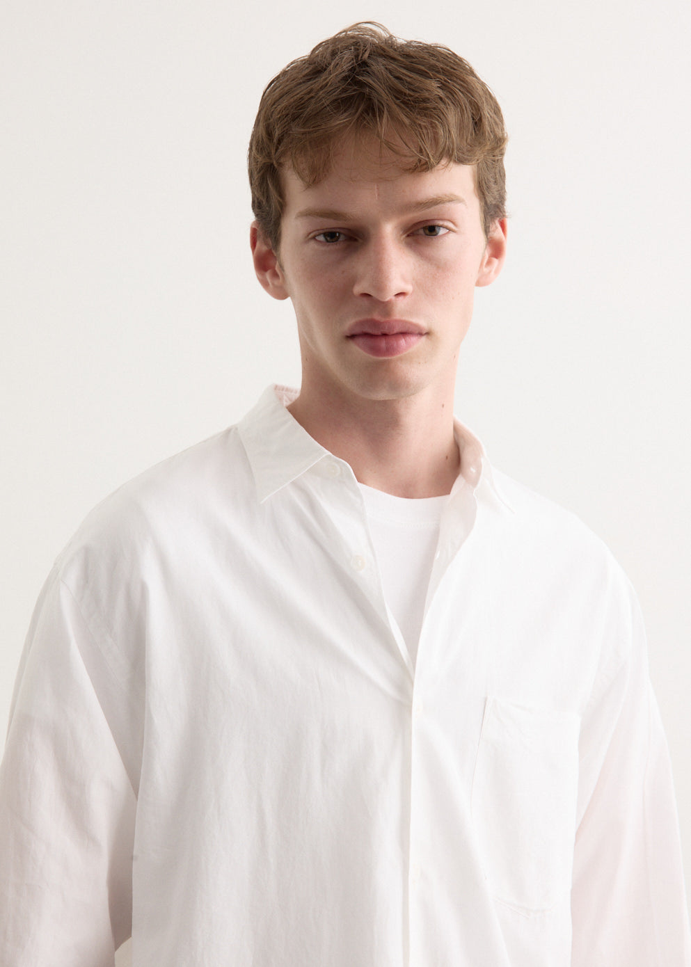 COMOLI ×シャツ(3 )コットン　ホワイト COMOLI (コモリ) コモリシャツ