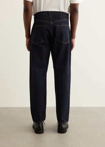 5P Zipper Front Denim Pants