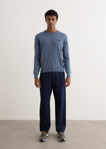 Bold Fox Head Patch Regular Jumper