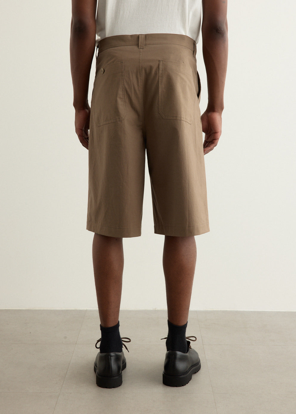 Incu Exclusive Forward Pleat Baker Shorts