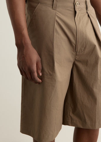 Incu Exclusive Forward Pleat Baker Shorts