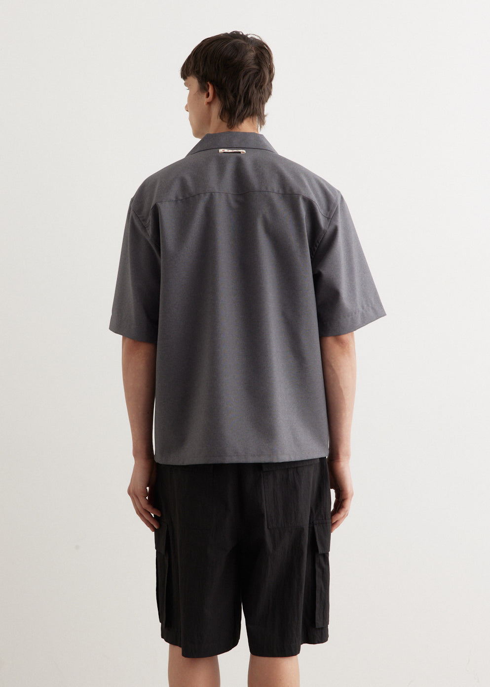 Tropical Wool Short Sleeved Shirt