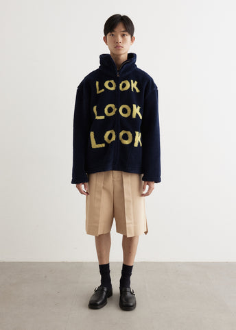 Folded Front Pleat Shorts