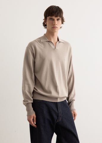 Cotton Knit Skipper Shirt