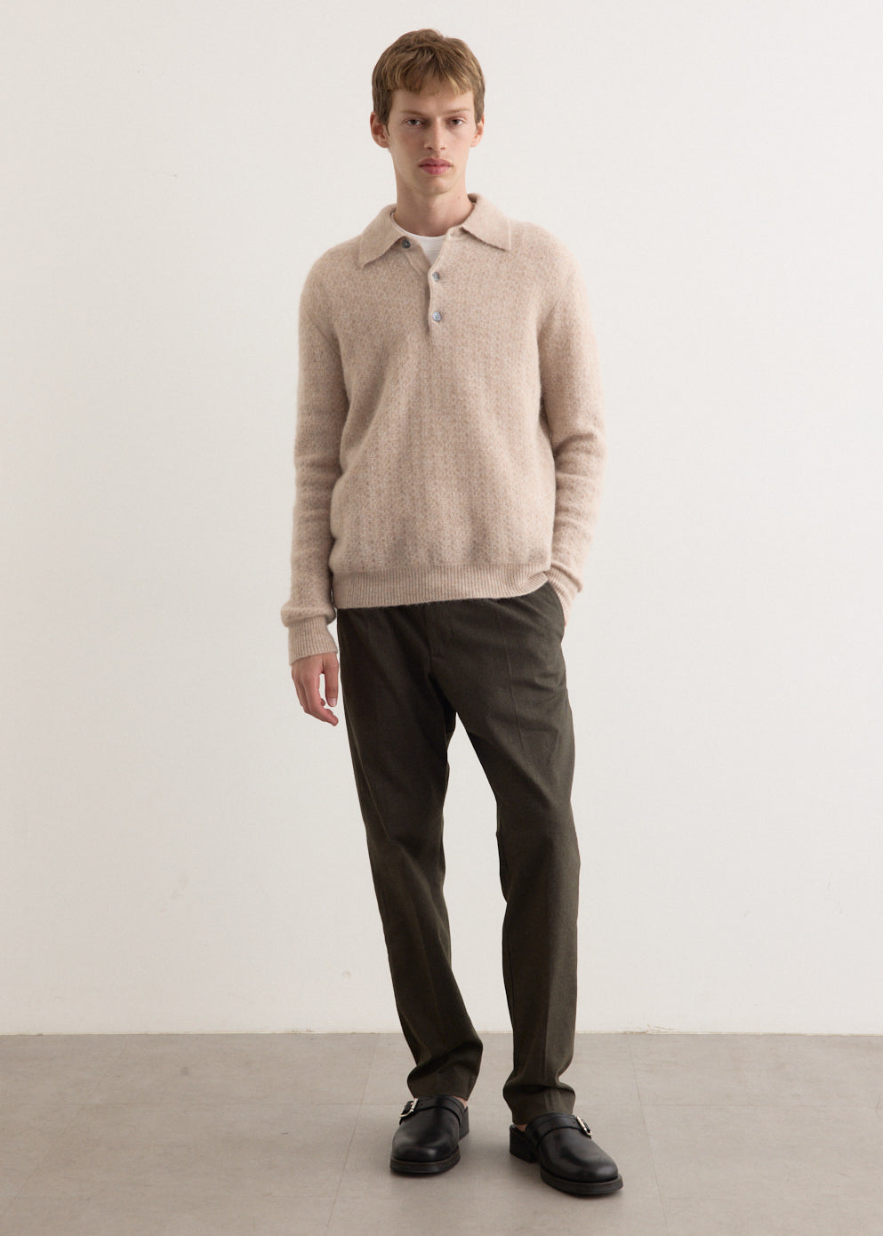 Alfie Long Sleeve Polo