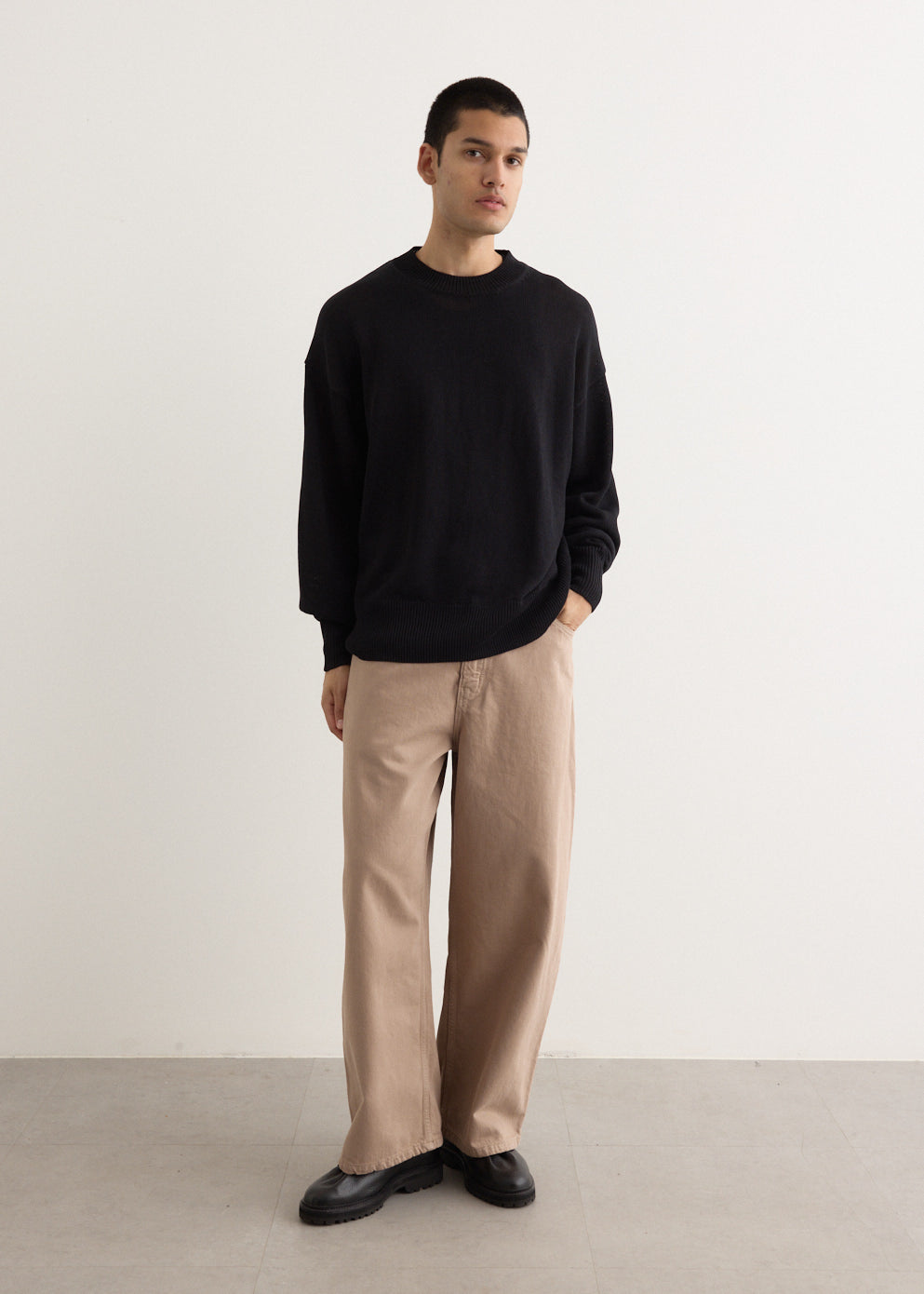 Kami Paper Knitted Crew Neck