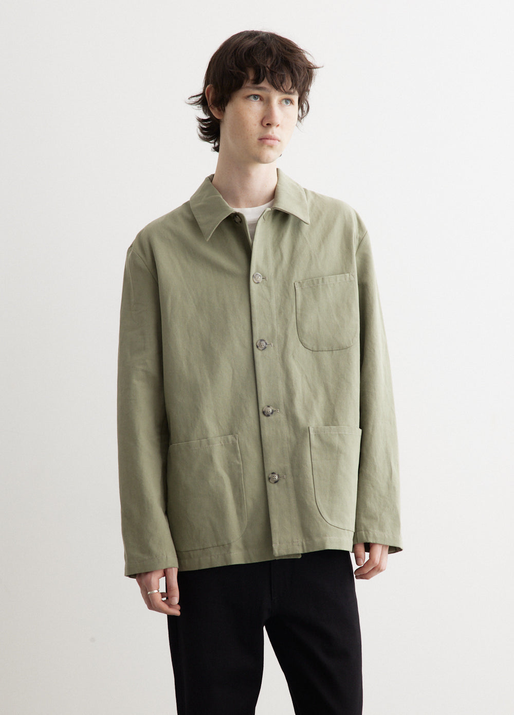 A.P.C. - Basile Brodee Poitrine Overshirt - Shirt,All Products : American Fashion Style Bags On Sale A.P.C. - Basile Brodee Poitrine Overshirt - Shirt,All Products : American Fashion Style Bags On Sale