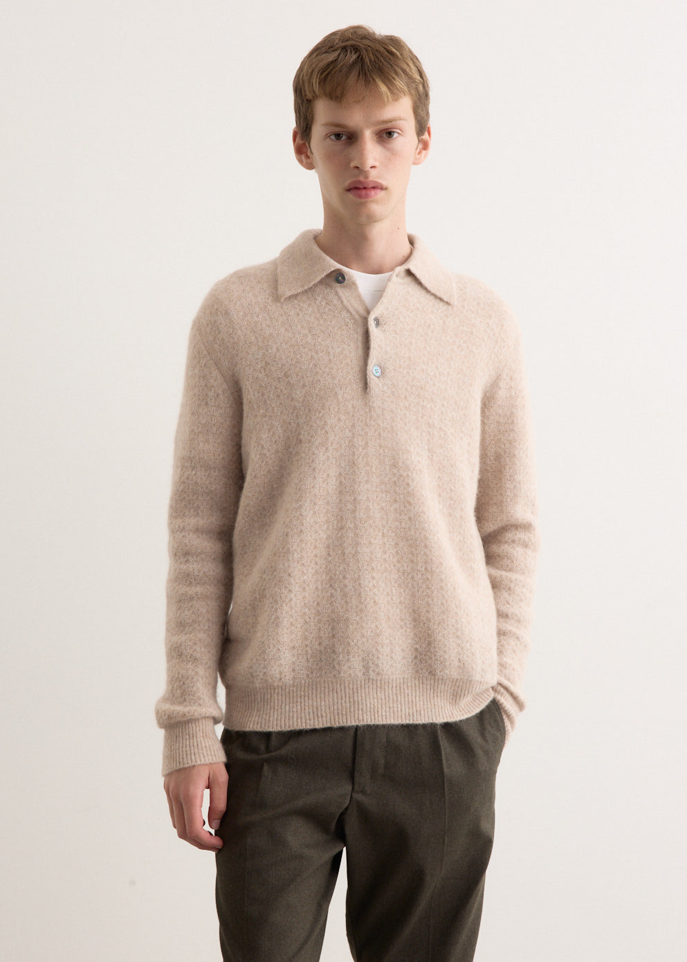 Alfie Long Sleeve Polo