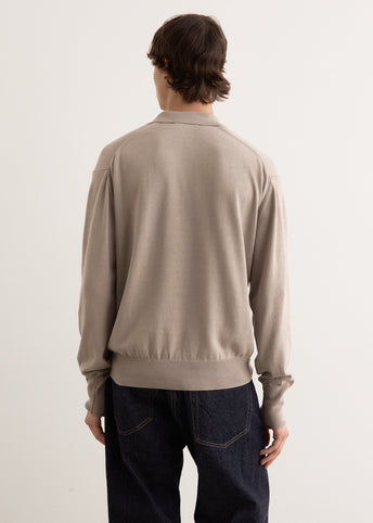Cotton Knit Skipper Shirt