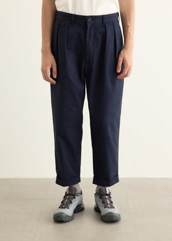 2 Pleats Twill Pants