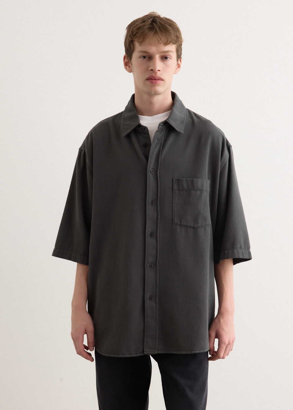 Short Sleeve Denim Shirt