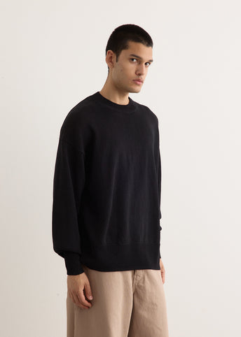 ★OAMC★ Ninpea Crewneck Man to Man Black 22A28OAJ21001 22A2 AAPE Moonface logo crew neck sweatshirt | Bape official