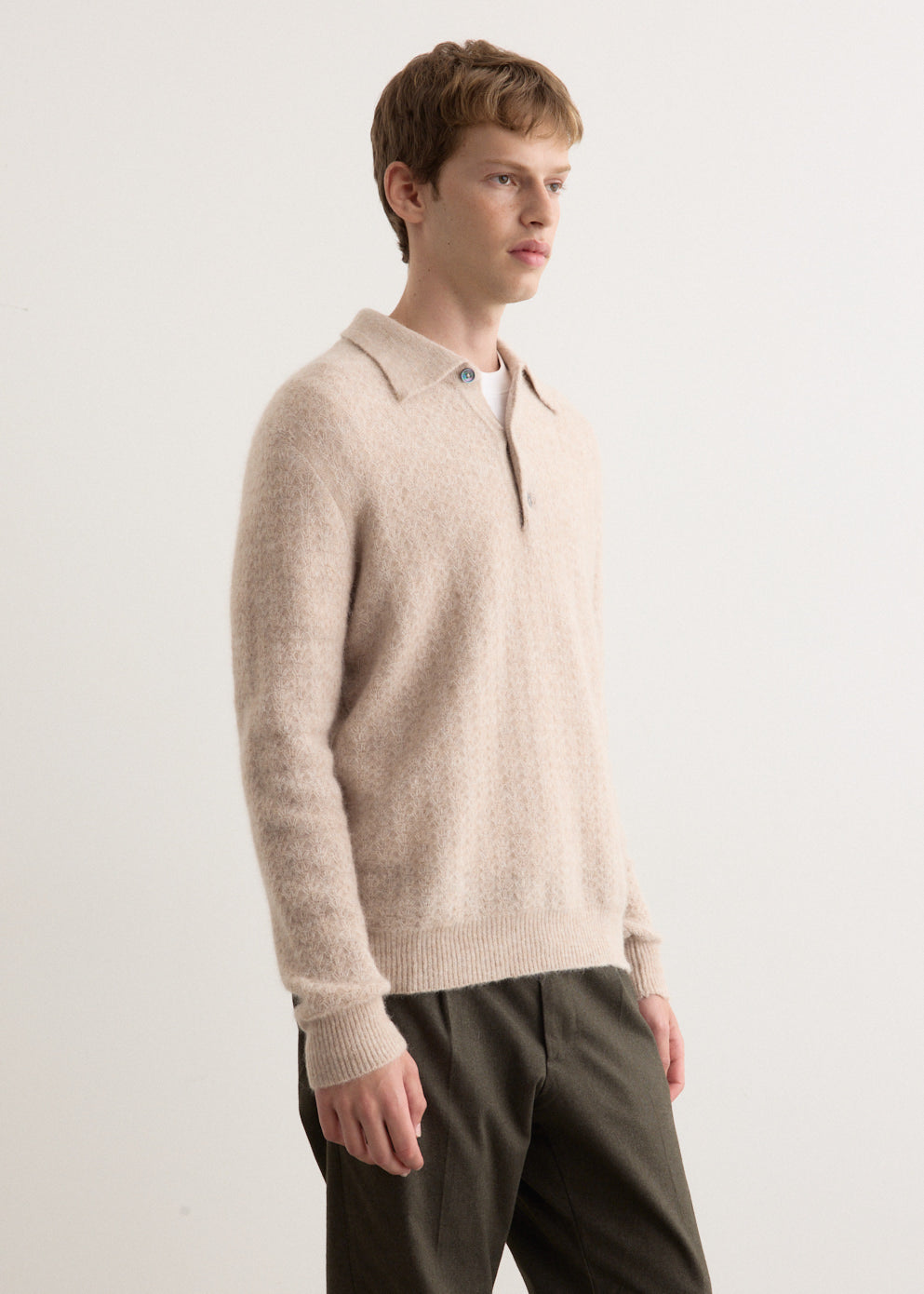 Alfie Long Sleeve Polo