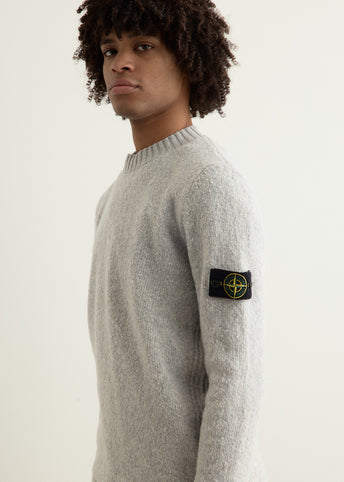Fancy Yarn With Contrast Stitch Sweater