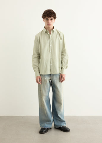 Maison Kitsune Handwriting Relaxed Shirt