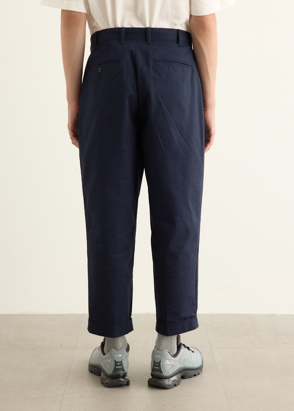 2 Pleats Twill Pants