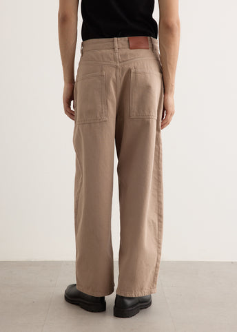 Paolo Garment Dyed Denim Pant