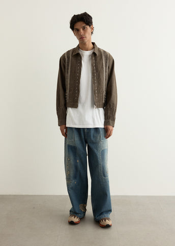 14oz Denim FATIGUE Baggy Pants (RUSHFIELD Remake)