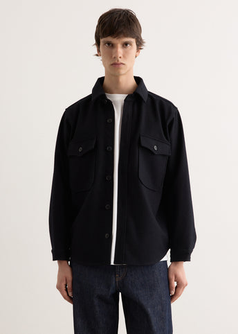 LIKE WEAR Wool Linen Shirt Jacket