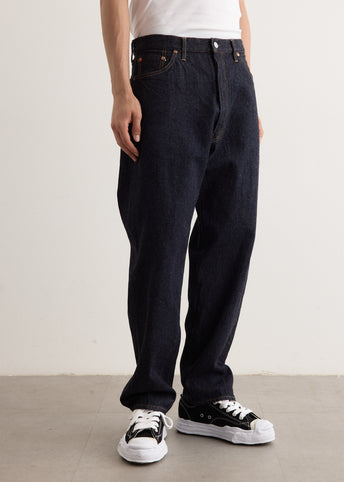 5P Zipper Front Denim Pants