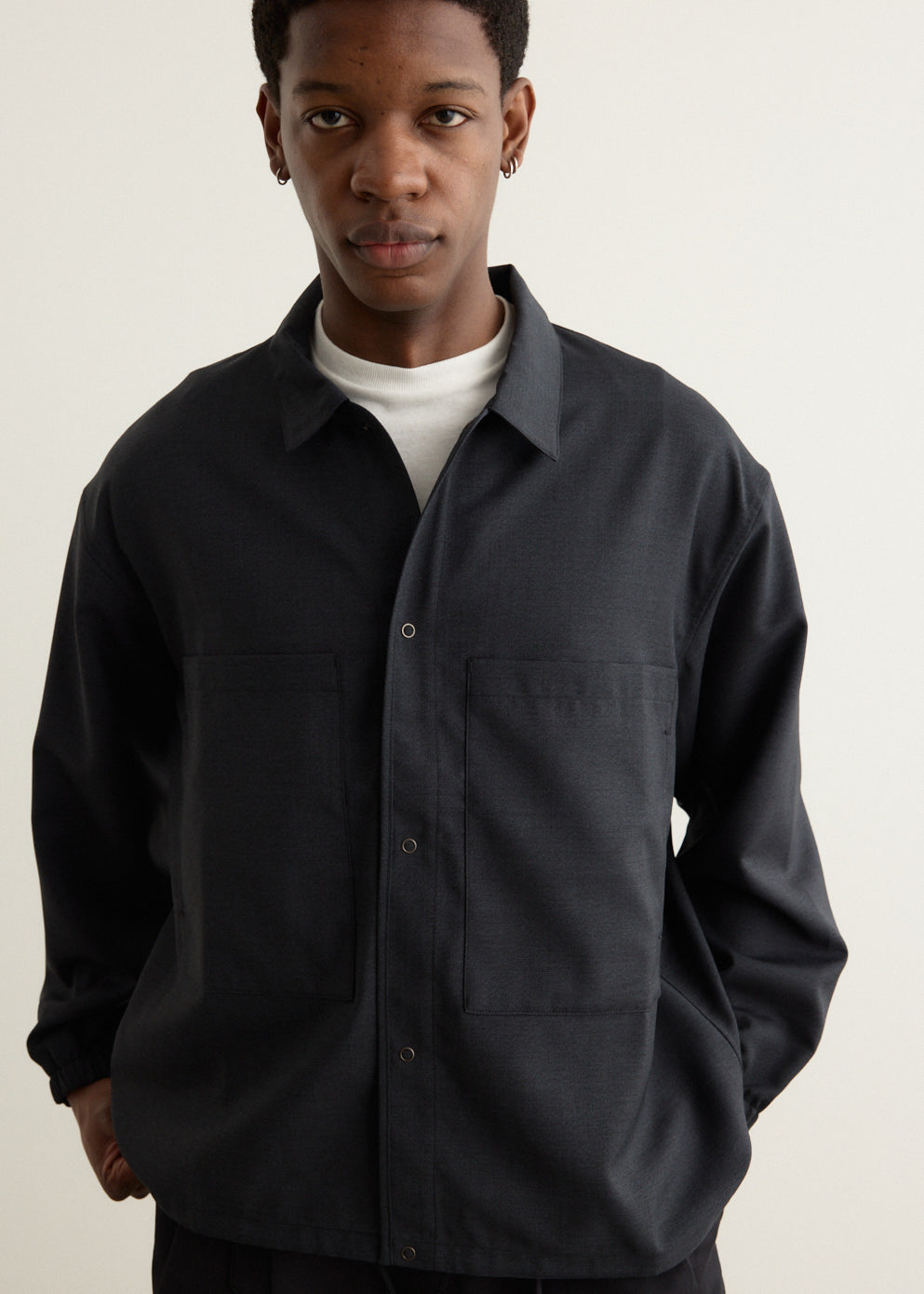 Double Pocket Shirt Jacket