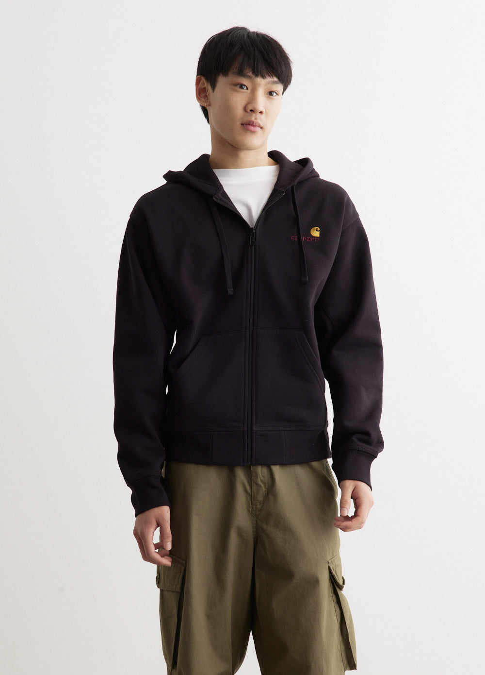 Carhartt WIP - Hooded American Script Jacket - Sweater,Specials : American Fashion Style Bags On Sale Carhartt WIP - Hooded American Script Jacket - Sweater,Specials : American Fashion Style Bags On Sale