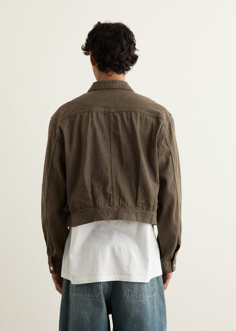 12oz YAGASURI Jacquard Denim Chimayo Drizzler JKT