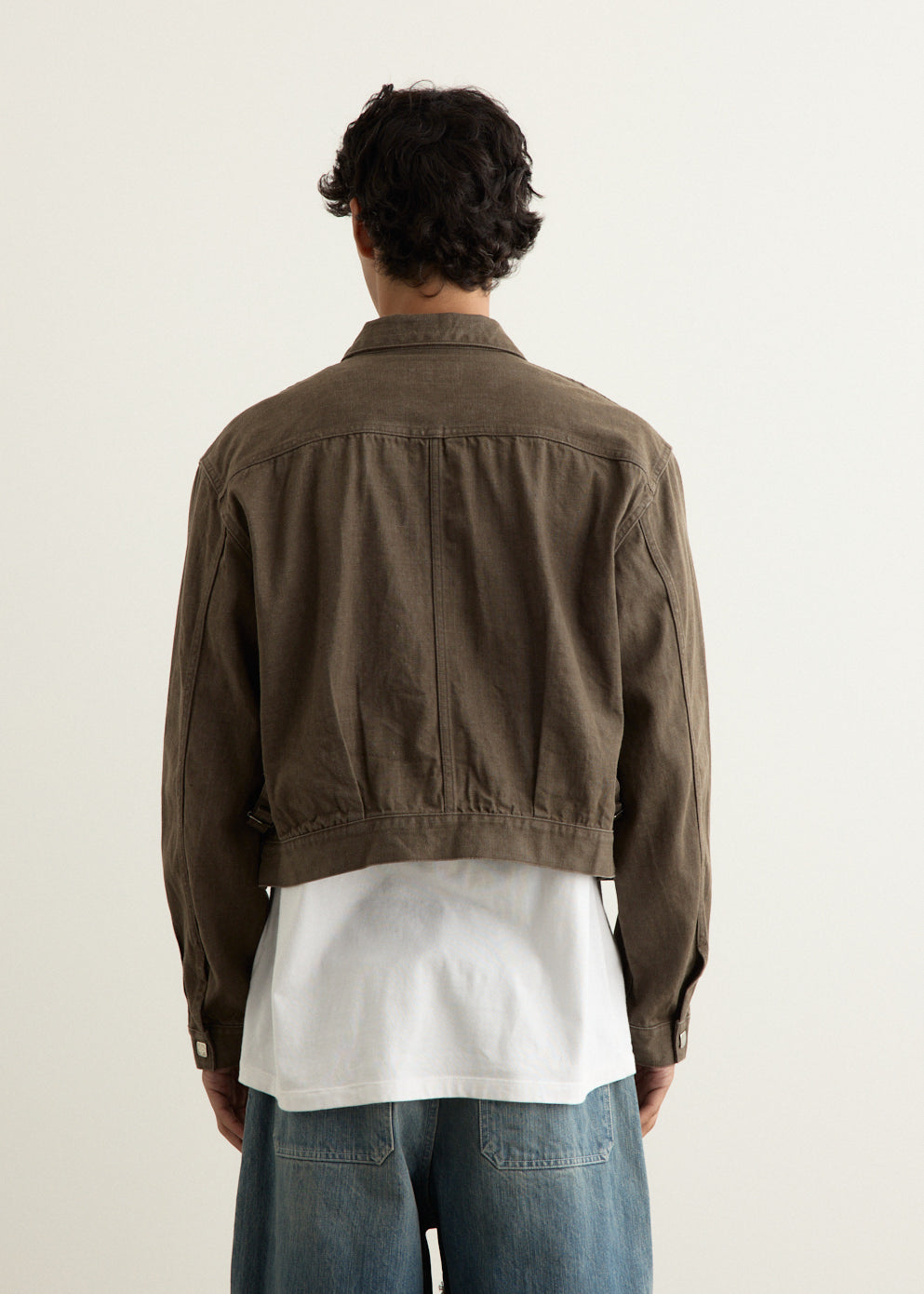 12oz YAGASURI Jacquard Denim Chimayo Drizzler JKT