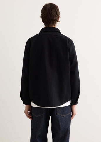 LIKE WEAR Wool Linen Shirt Jacket