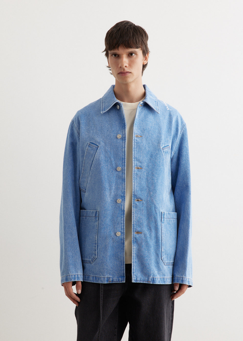 Marni - Bleached Denim Jacket - Jacket,Specials : American Fashion Style Bags On Sale Marni - Bleached Denim Jacket - Jacket,Specials : American Fashion Style Bags On Sale