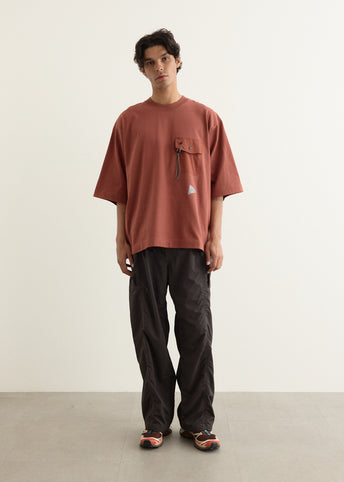 Crinkled Nylon Pants