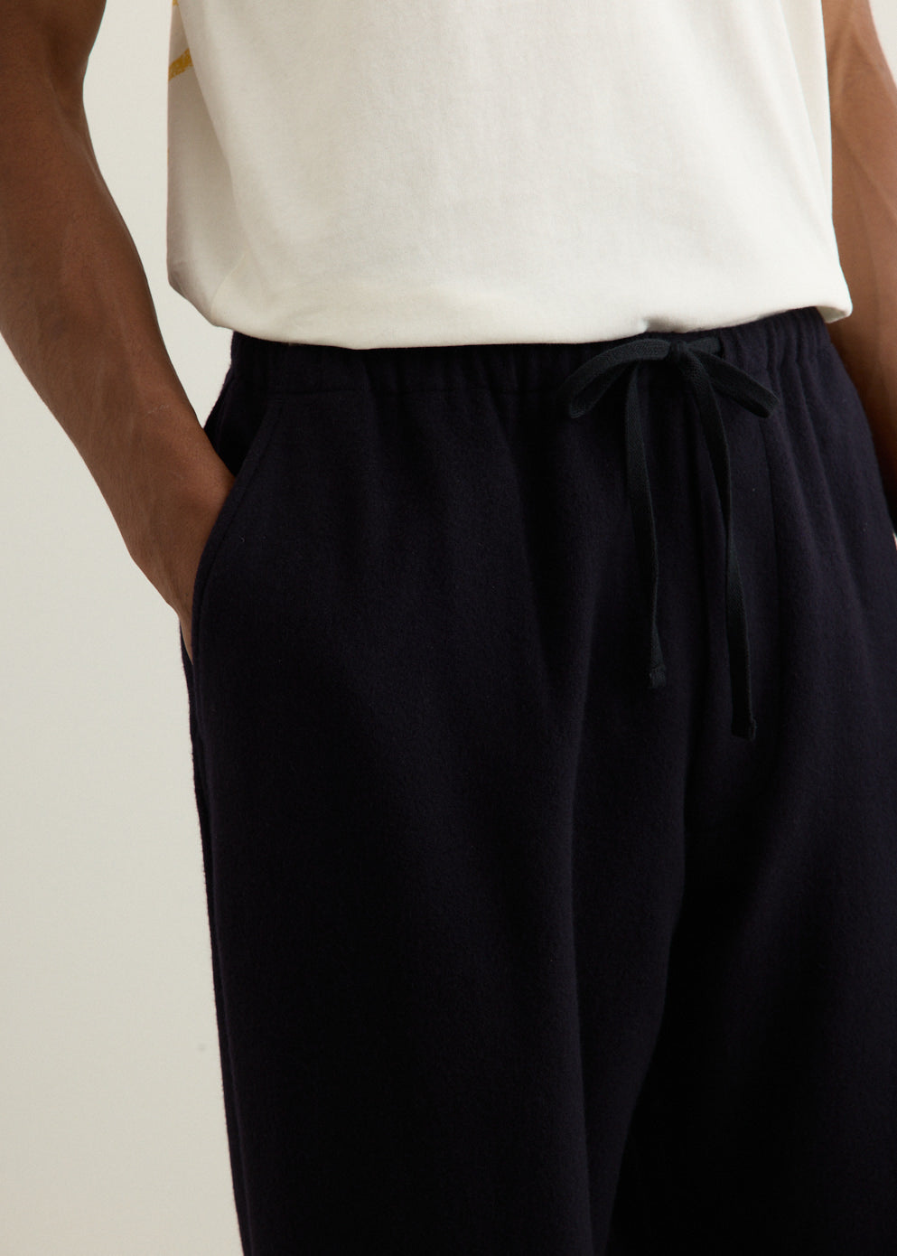 Cashmere Drawstring Pants