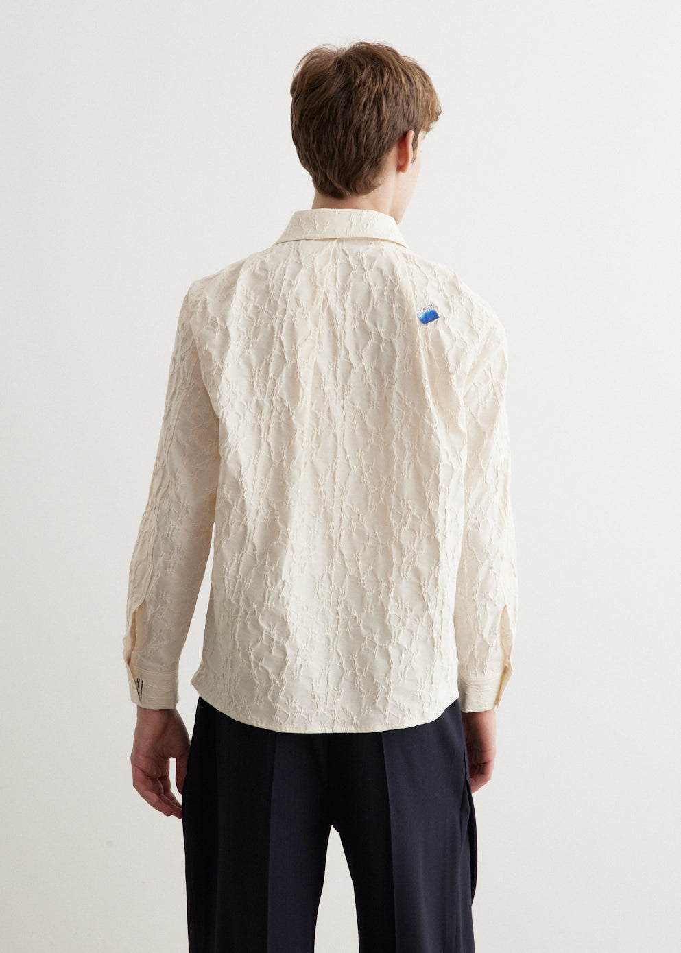 Oversized Tuck Placket Shirt