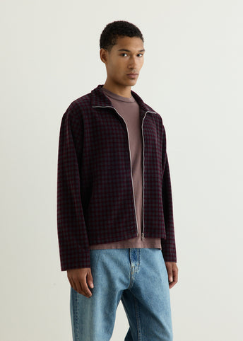 Shrunken Full Zip Polo