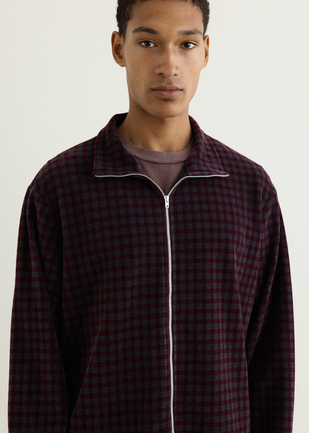 Shrunken Full Zip Polo