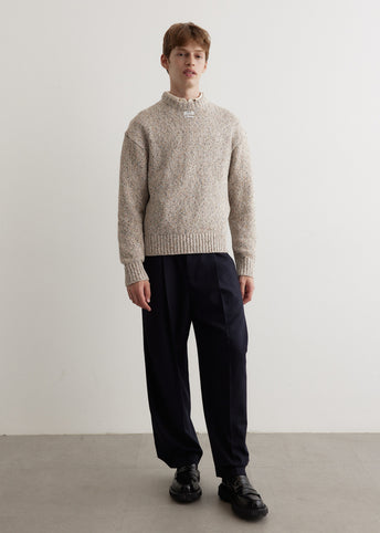 Multicolour Yarn Knit Pullover