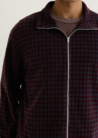 Shrunken Full Zip Polo