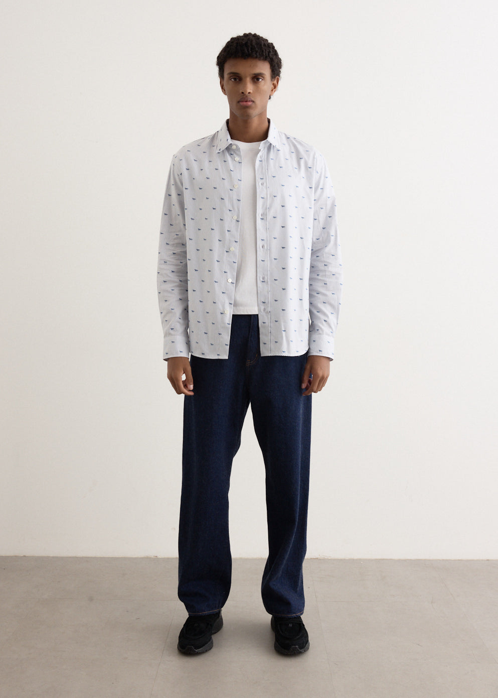 Profile Fox Casual Striped Shirt