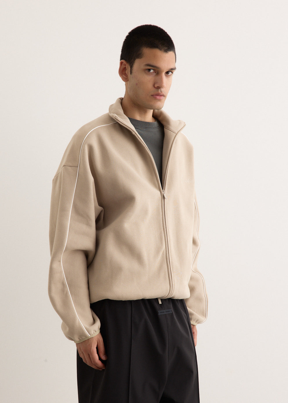 Modern Fit Fleece Track Jacket