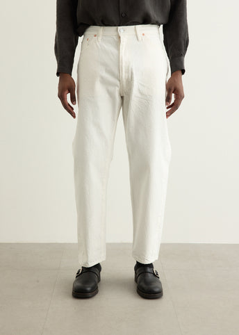 5P Zipper Front Denim Pants