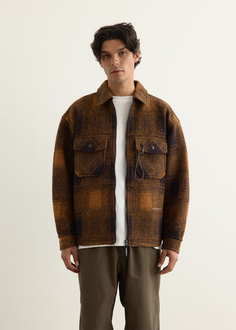 Wool Shaggy Zip Jacket