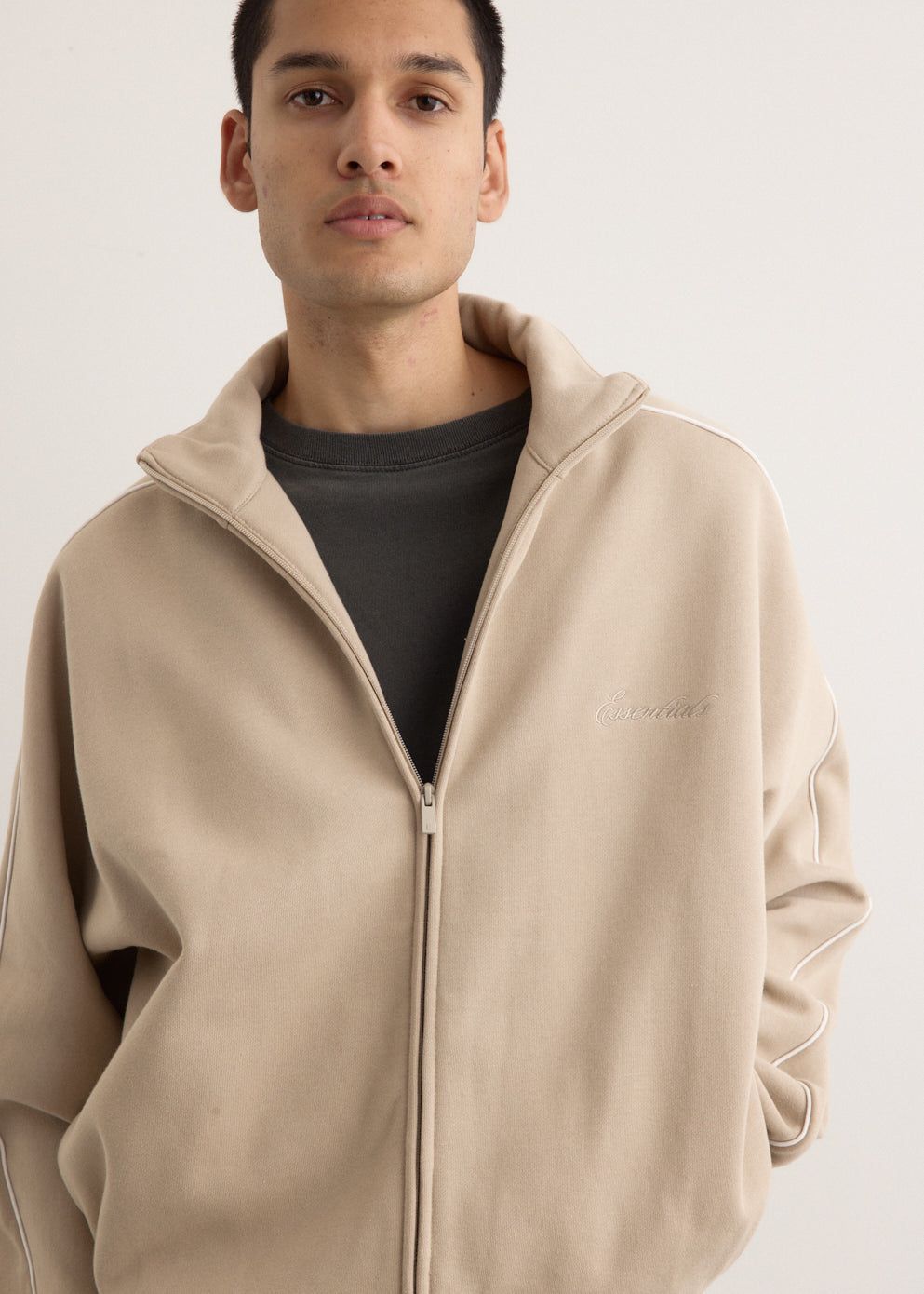 Modern Fit Fleece Track Jacket