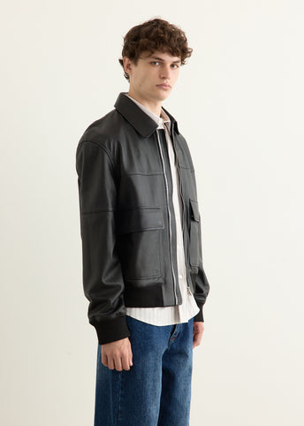 Leather Blouson