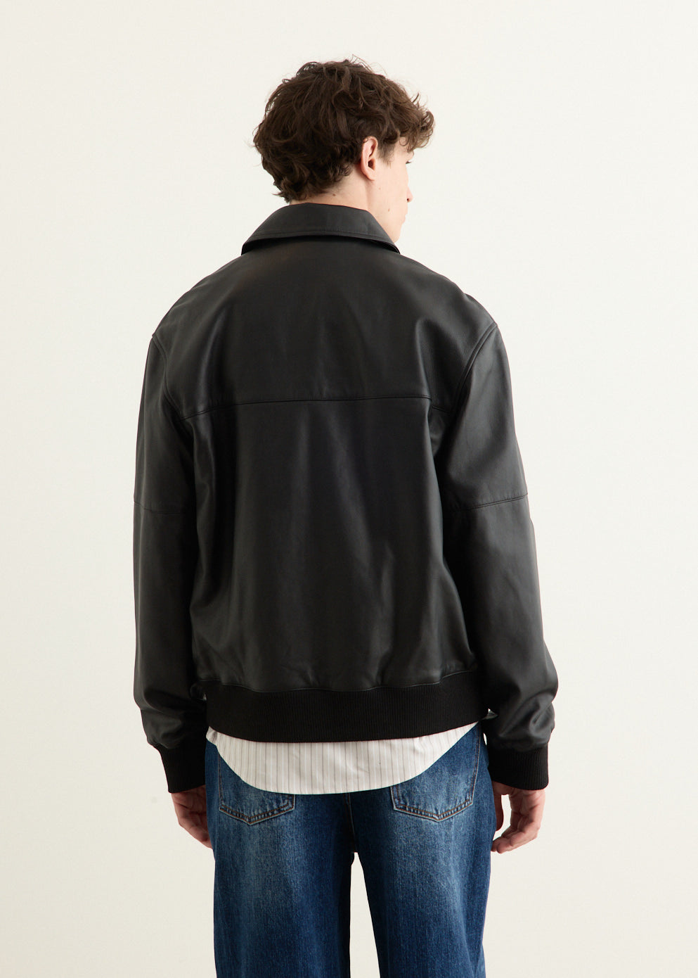 Leather Blouson