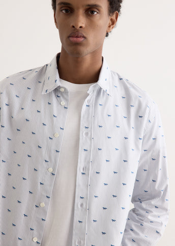 Profile Fox Casual Striped Shirt