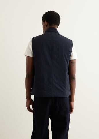 Stand Collar Padded Vest