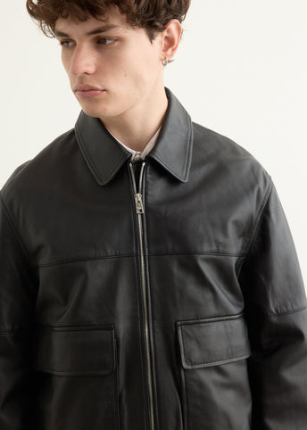 Leather Blouson