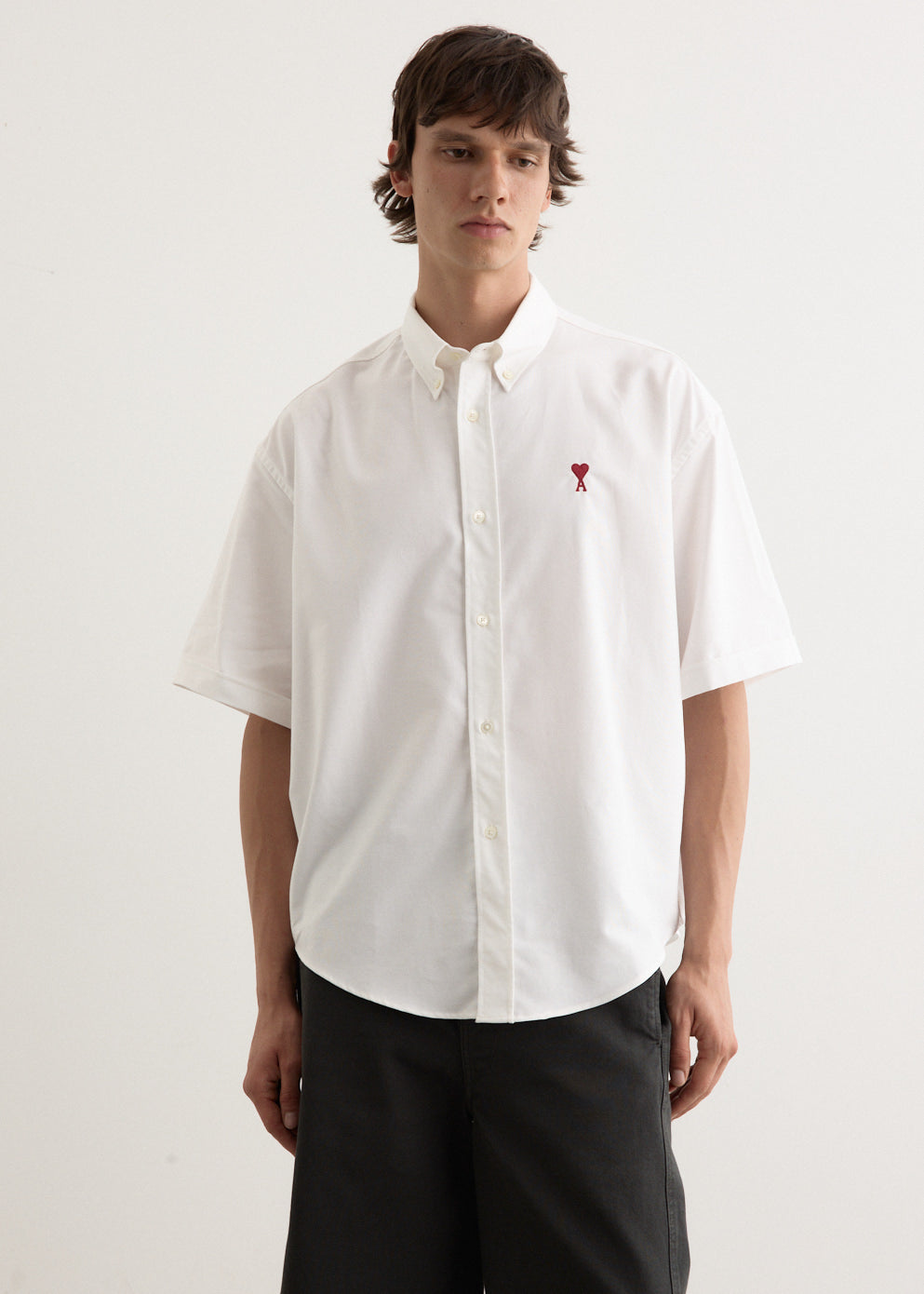 Boxy Fit Short Sleeve Shirt