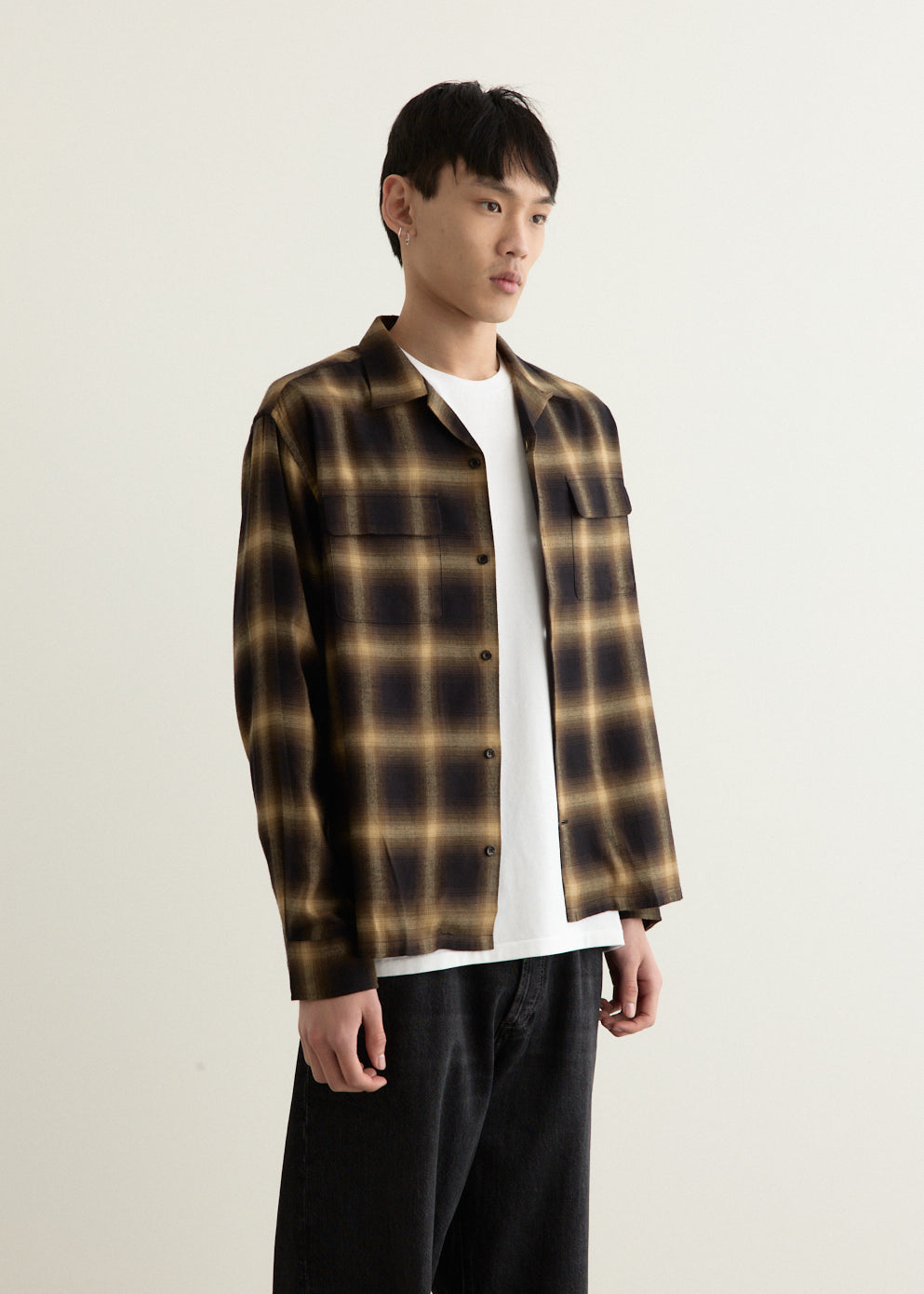 Marco Ombre Check Long Sleeve Shirt